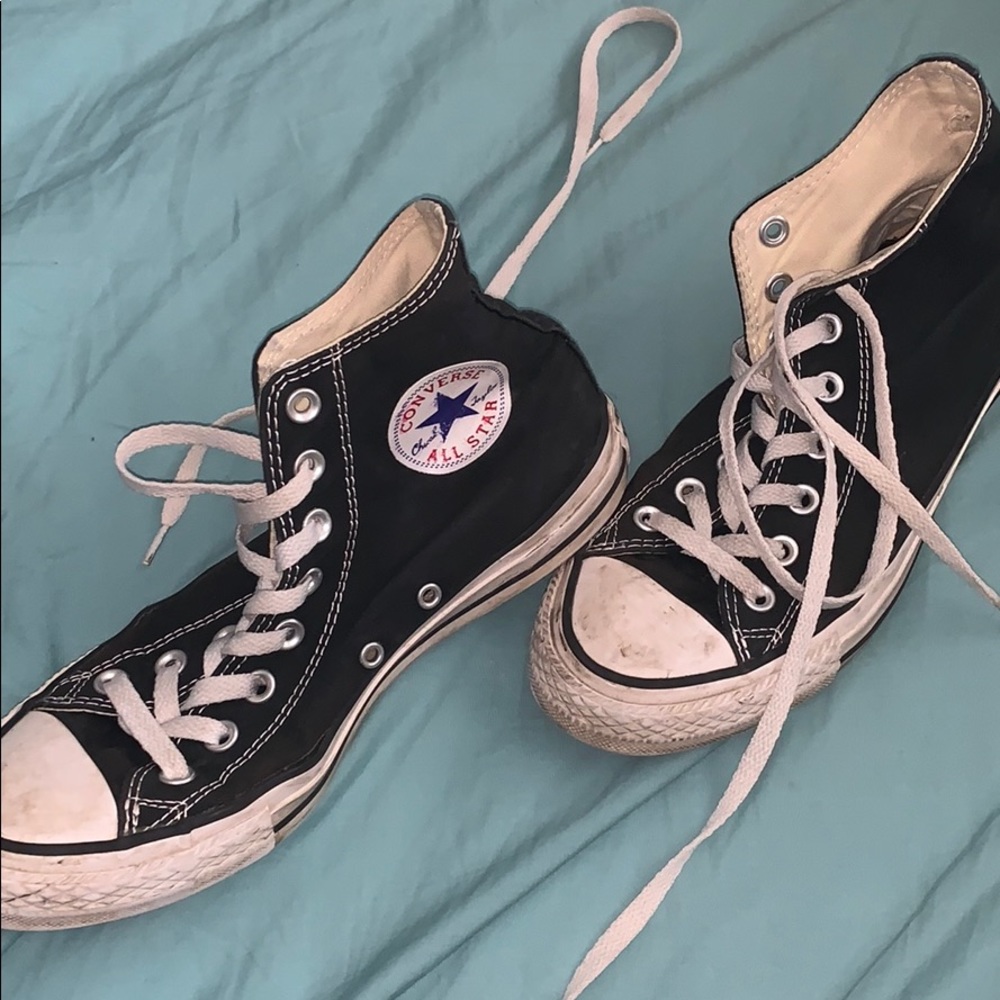 Black Hightop Converse